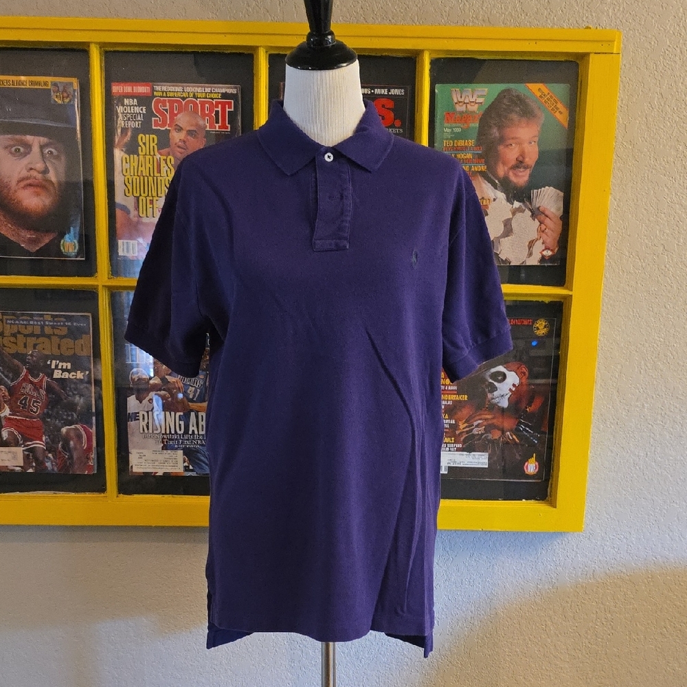 Ralph Lauren Purple Polo Shirt Timeless Elegance